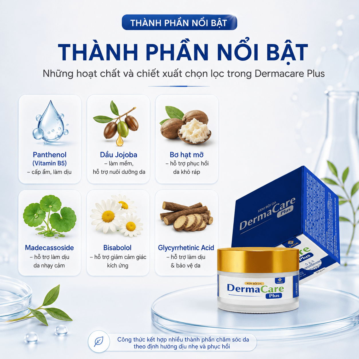 Kem Bôi Da DermaCare Plus — Nắp Vàng thumbnail 3