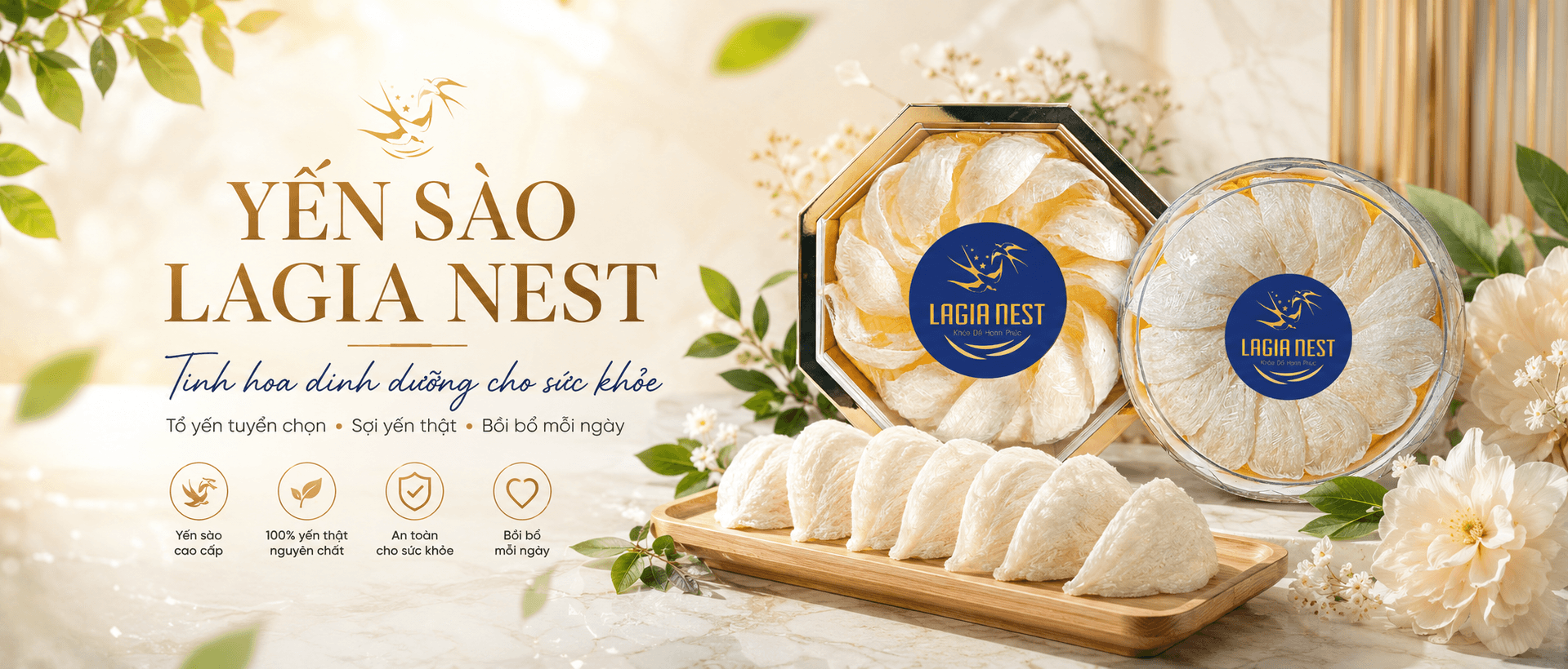 Yến sào LAGIA Nest - tinh hoa dinh dưỡng cho sức khỏe