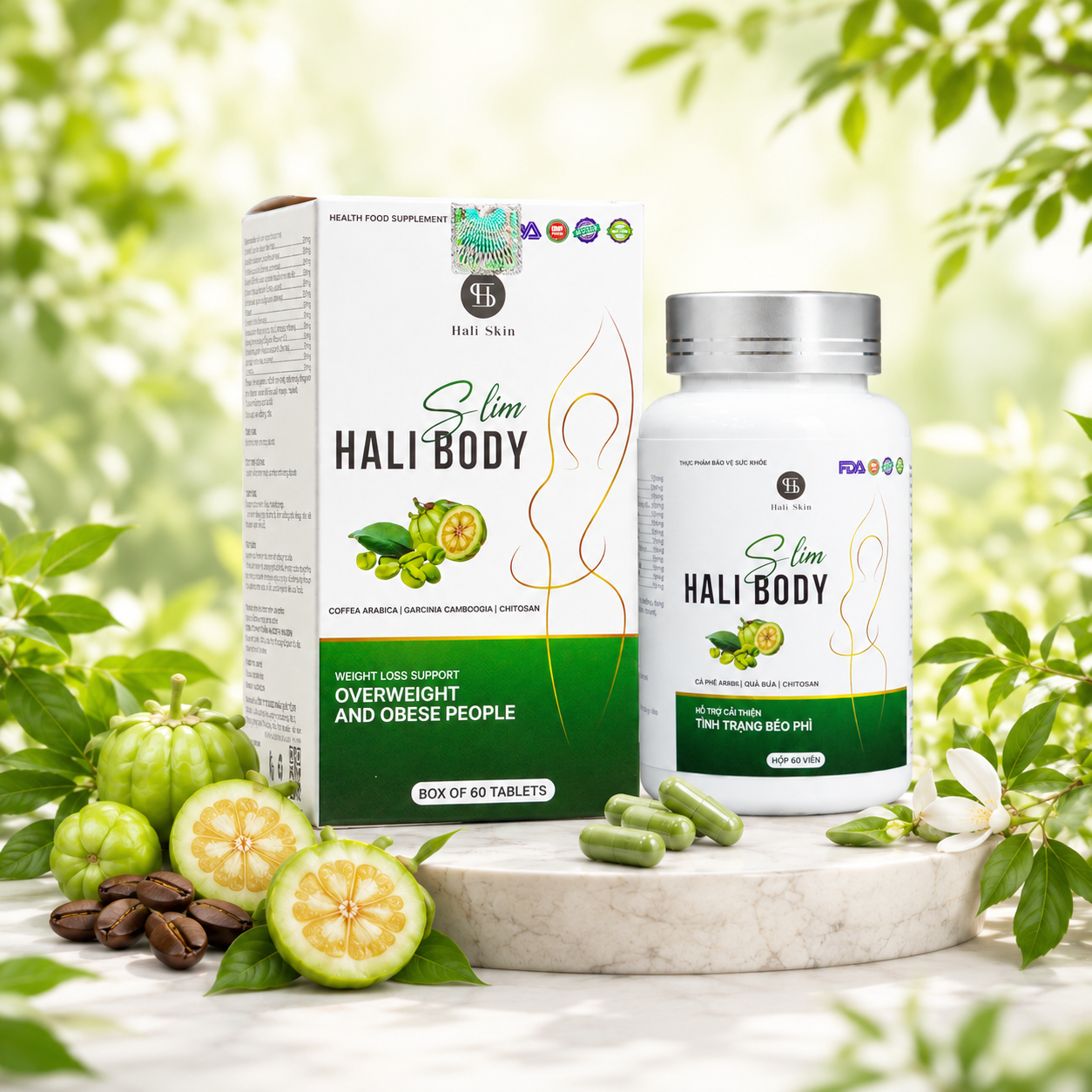 Combo Hali Body — Cải Thiện Vóc Dáng (Trọn Bộ 3) - hình 1