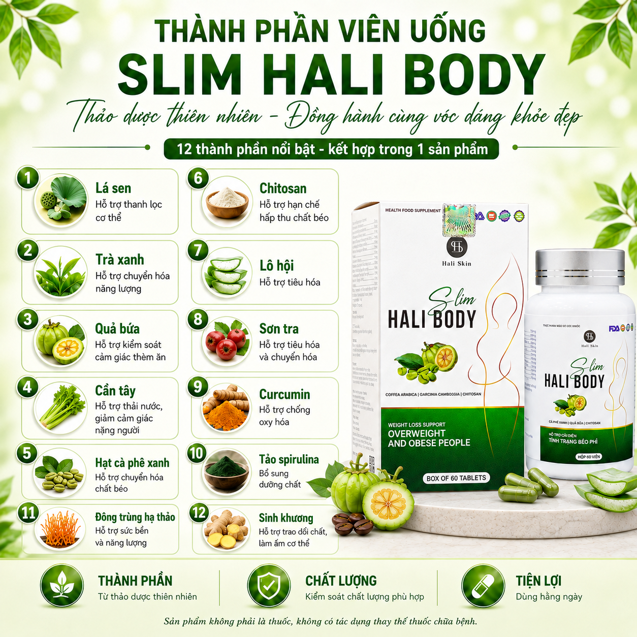 Viên Uống Slim Hali Body - hình 4