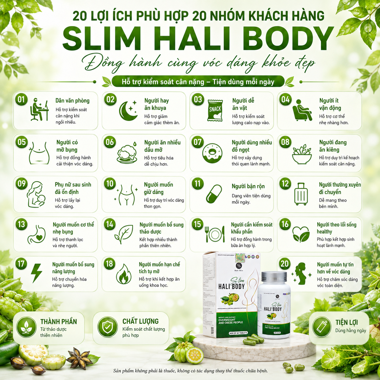 Viên Uống Slim Hali Body - hình 6