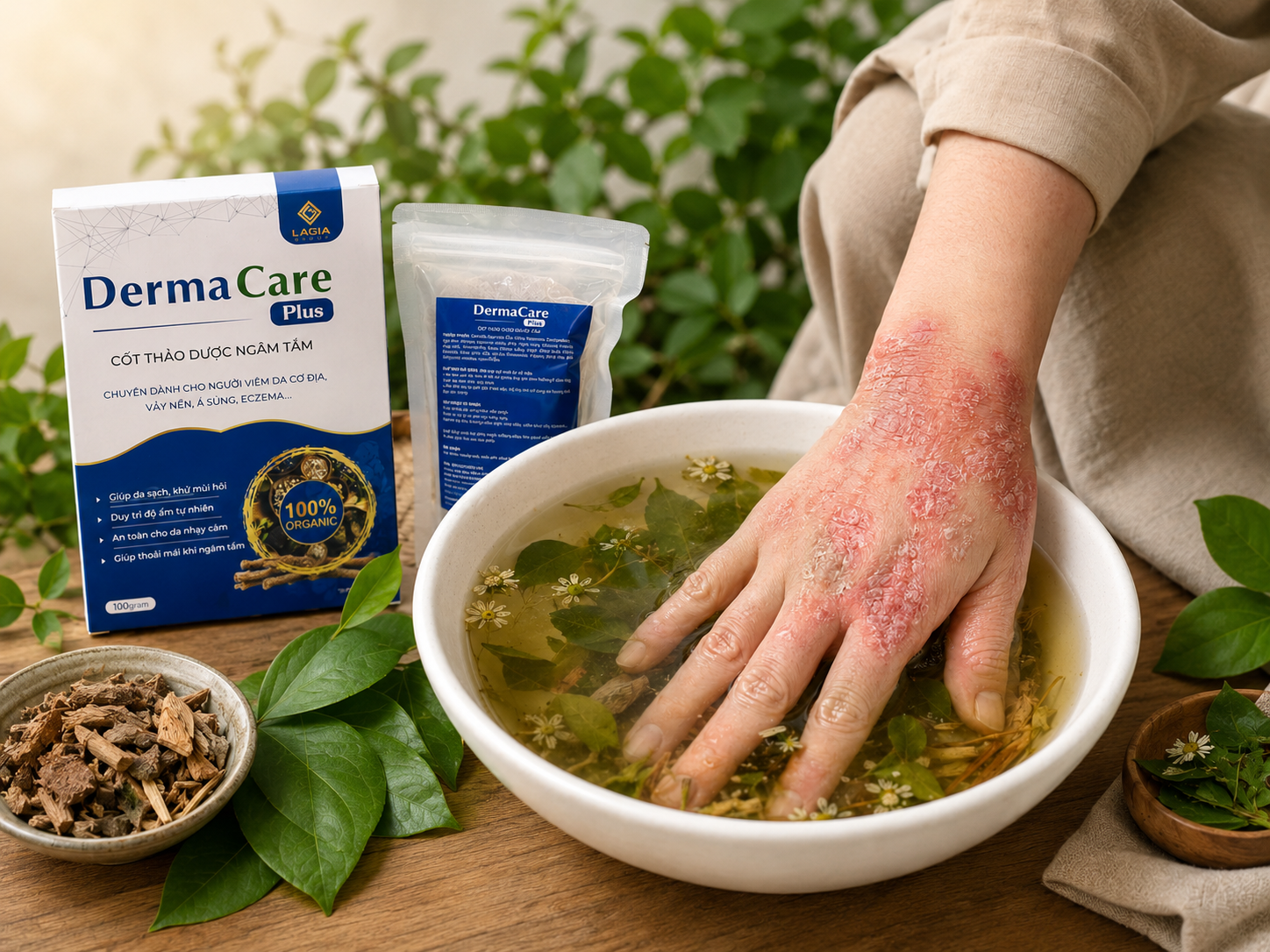 Cốt Ngâm Tắm Thảo Dược DermaCare Plus - hình 1
